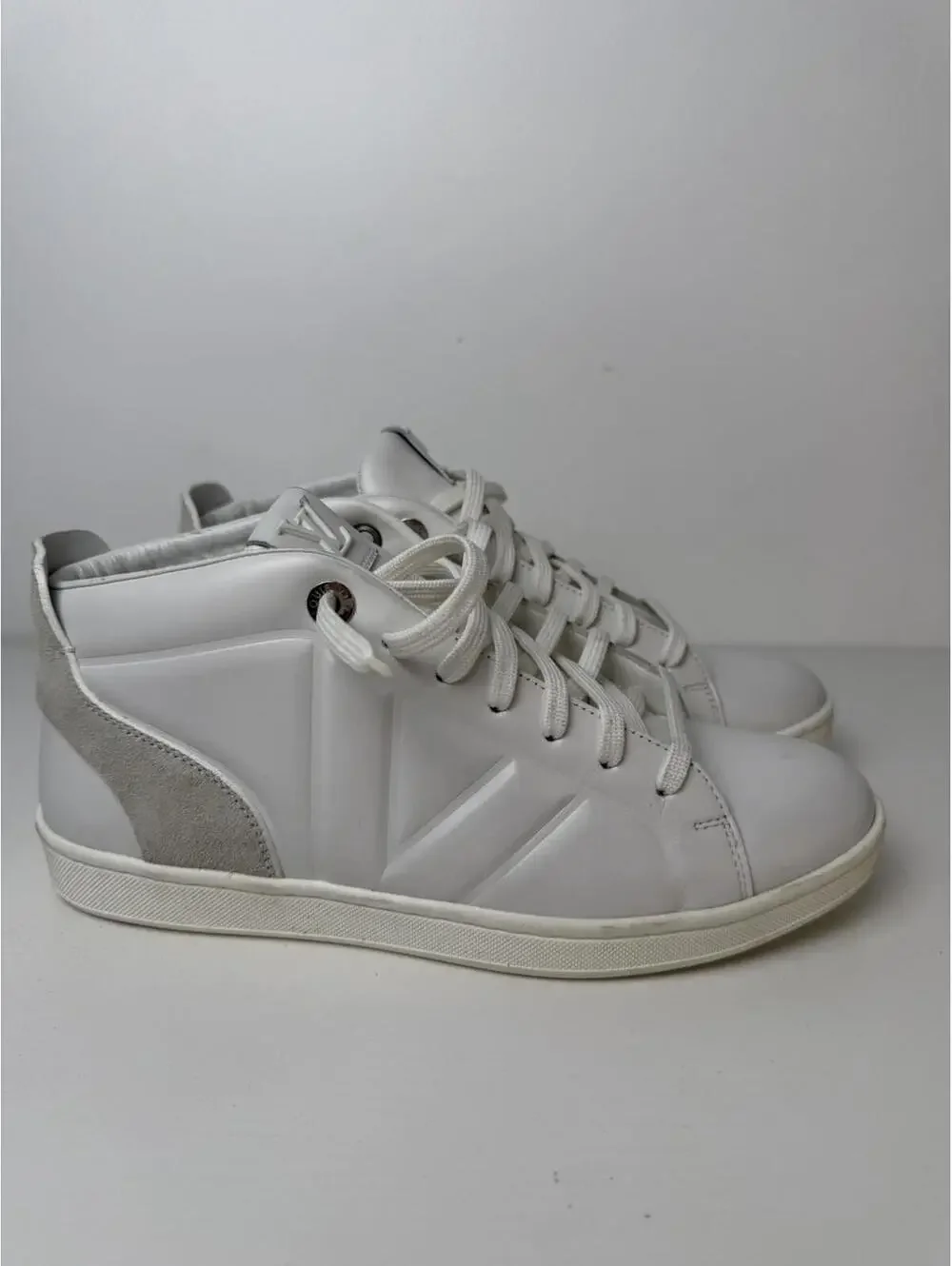 Louis Vuitton Fuselage High Sneakers White SZ 5 LV / US 7